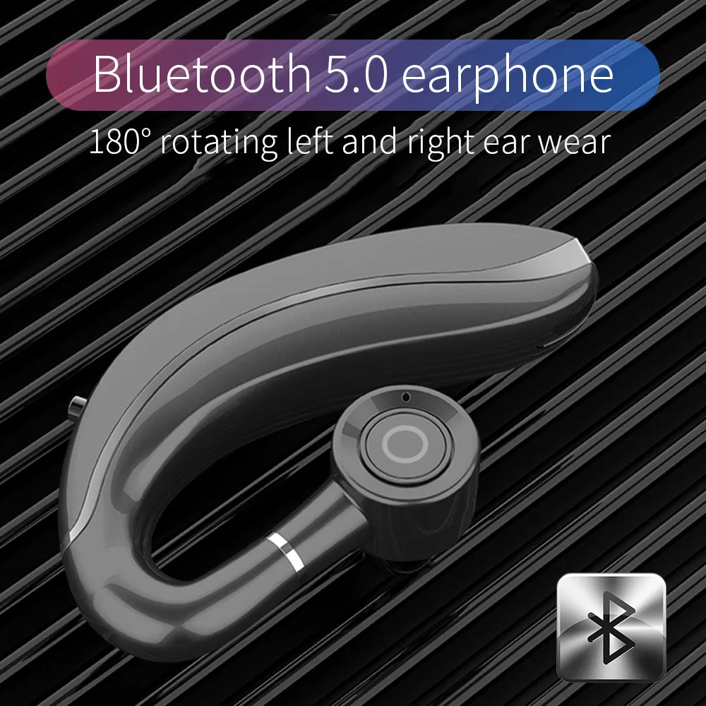 Беспроводные наушники с Bluetooth 5,0, длительная работа от аккумулятора, свободные руки, игровая гарнитура, деловые наушники, спортивные наушники для вождения с микрофоном