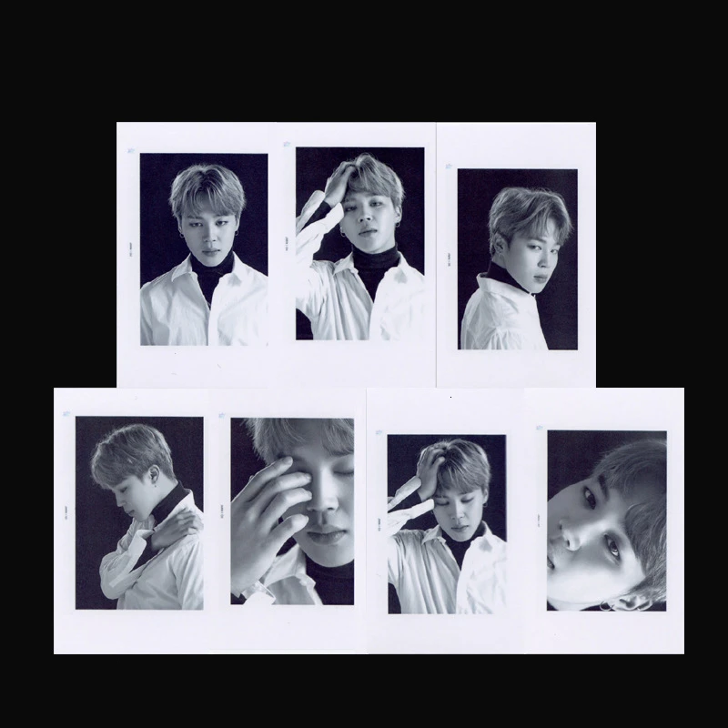 KPOP Bangtan мальчик альбом воспоминания о ломо карты V SUGA сделано бумага фото лампа карты плакат HDPhotocard 3RD 5TH LOVE YOURSELF AllCard - Цвет: jimin