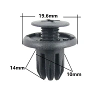 500x auto screw type bumper fasteners retainer rivet clips for chery qq accessories