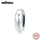 WOSTU, 100% Стерлинговое Серебро 925 пробы, Волшебная Шляпа, амулеты, циркониевые бусины, подходят к оригинальному браслету, подвеска, на день рождения, для вечеринки, ювелирное изделие, подарок, CQC1441