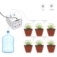 wifi control smart irrigation system double pump greenhouse garden automatic watering drip irrigation timer drip water devices