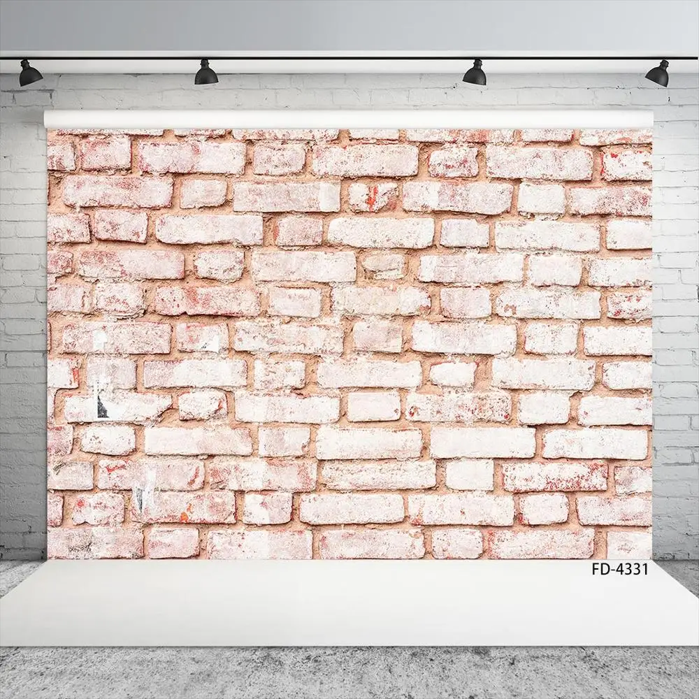 Светильник цветная кирпичная стена дерево текстура дети в жизни Фотофон|Фон для