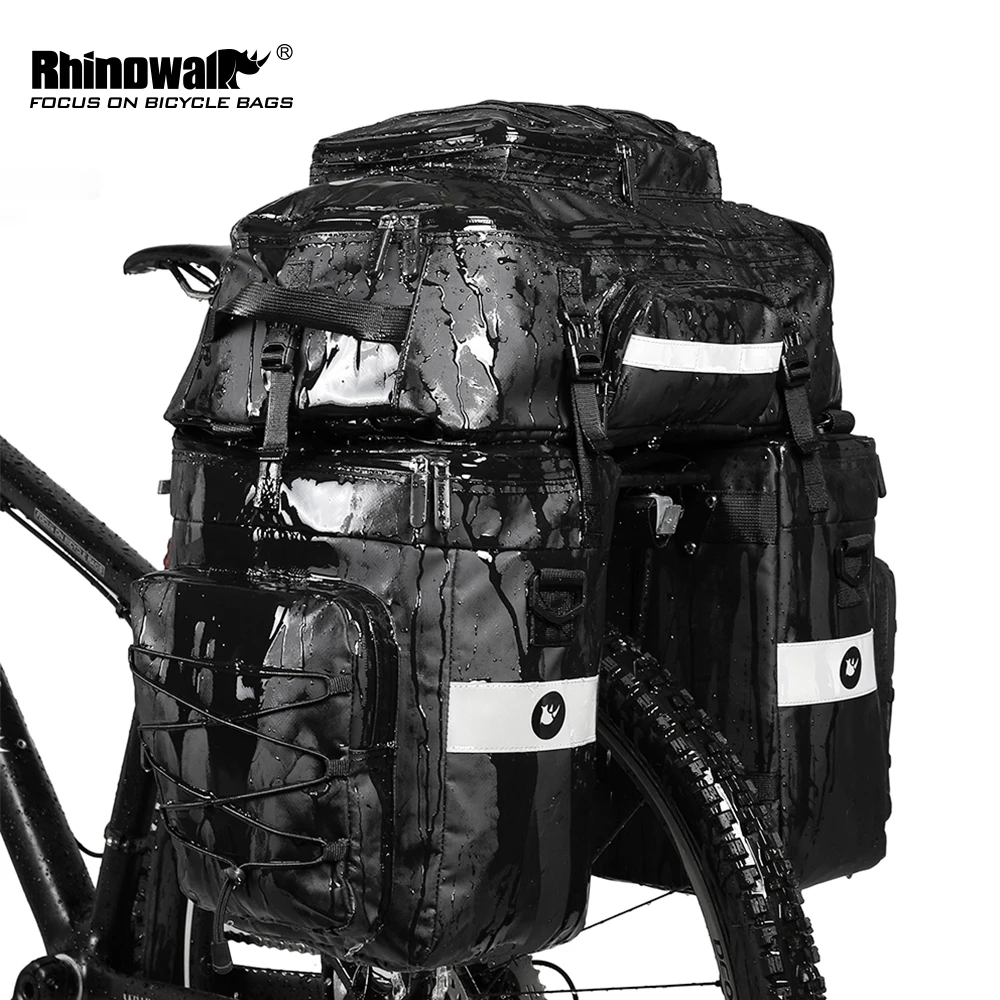 Rhinowalk горный шоссейный велосипед 3 в 1, сумки для багажника, велосипедная двухсторонняя задняя стойка, заднее сиденье, сумка для багажа