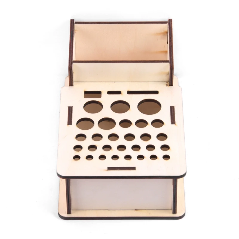 Деревянный ящик для хранения инструменты студийного моделирования держатель