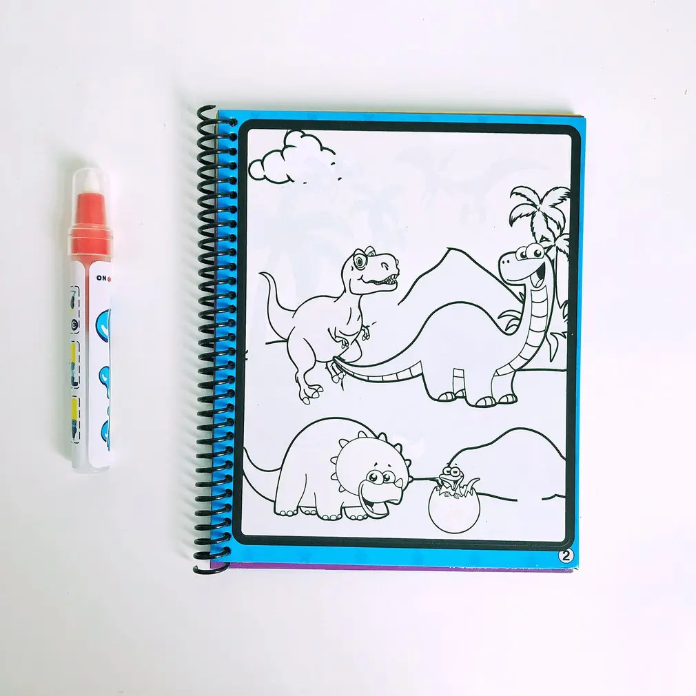 Разноцветная детская волшебная рисованная краска водный коврик для рисования