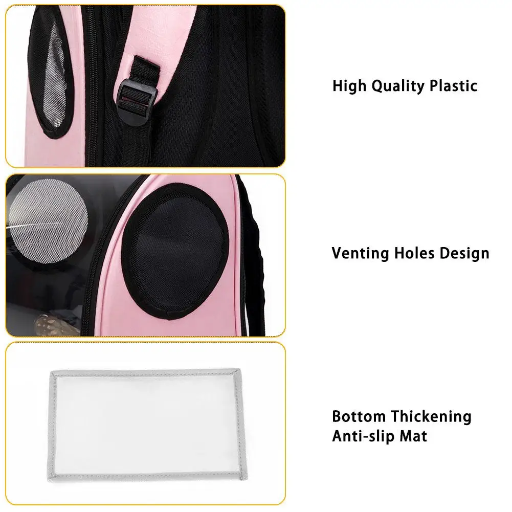 Portable Birds Bag Pet Cat Carrier Transparent Capsule Breathable Travel Parrot Dog Bird Backpack Kitten Carrying Cages |