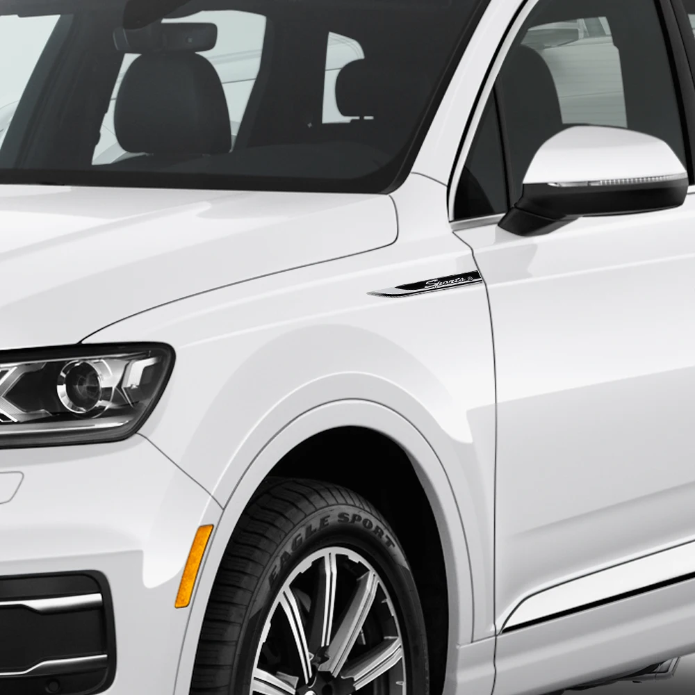 Автомобильные аксессуары наклейки с боковым крылом металлический декор эмблема