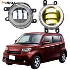 2 шт. для Toyota bB Scion bb QNC20  Daihatsu Coo 2006-2013 2014 2015 2016 светодиодный ные Противотуманные фары s Angel Eye DRL дневные ходосветильник