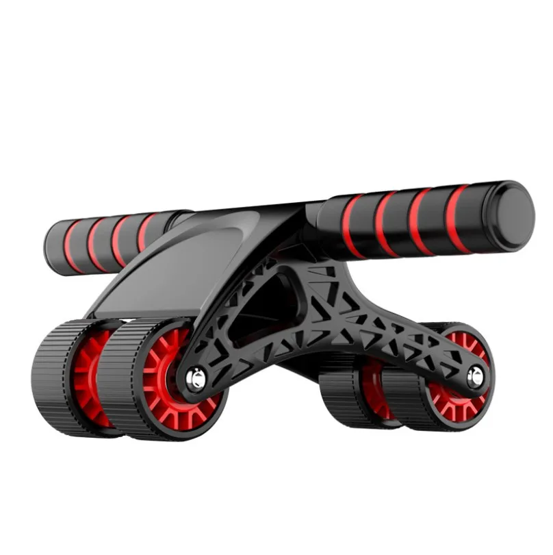 

New Four Wheeled Ab Roller Arms Belly Core Abdominal Exercise Fitness Trainer Home Gym Workout Bodybuilding Equipment