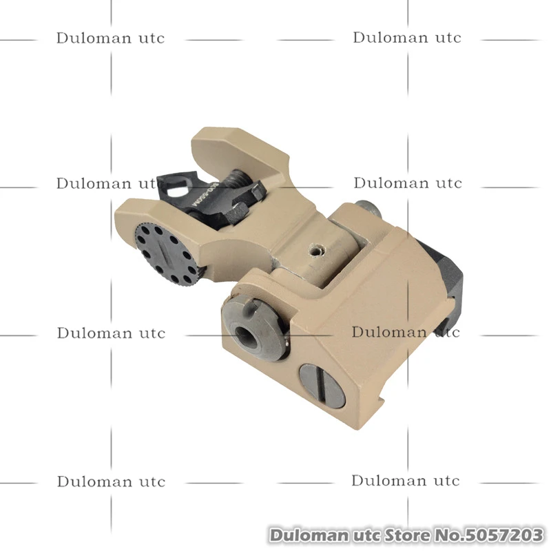 Duloman utc Troy Di-Optic Aperture складной задний бой смотреть страйкбол AR-15 M4 откидной тактический складной задний резервный Железный прицел