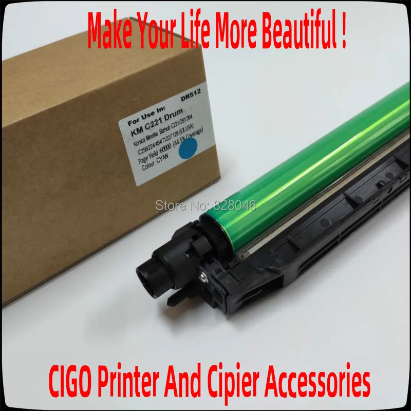 Барабанная установка для Konica Minolta C224e C284e C364e C454e C554e DR 512K 512 DR512 C454 C554 C364 C284