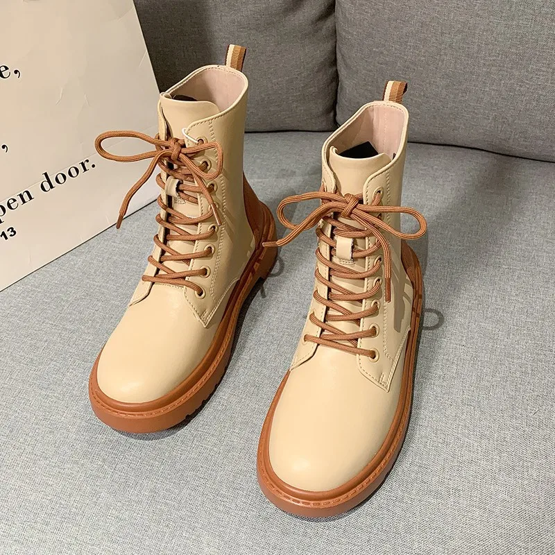 New soft boots women's shoes women's boots fashion round PU ankle boots 2021 winter black boots comfortable boots