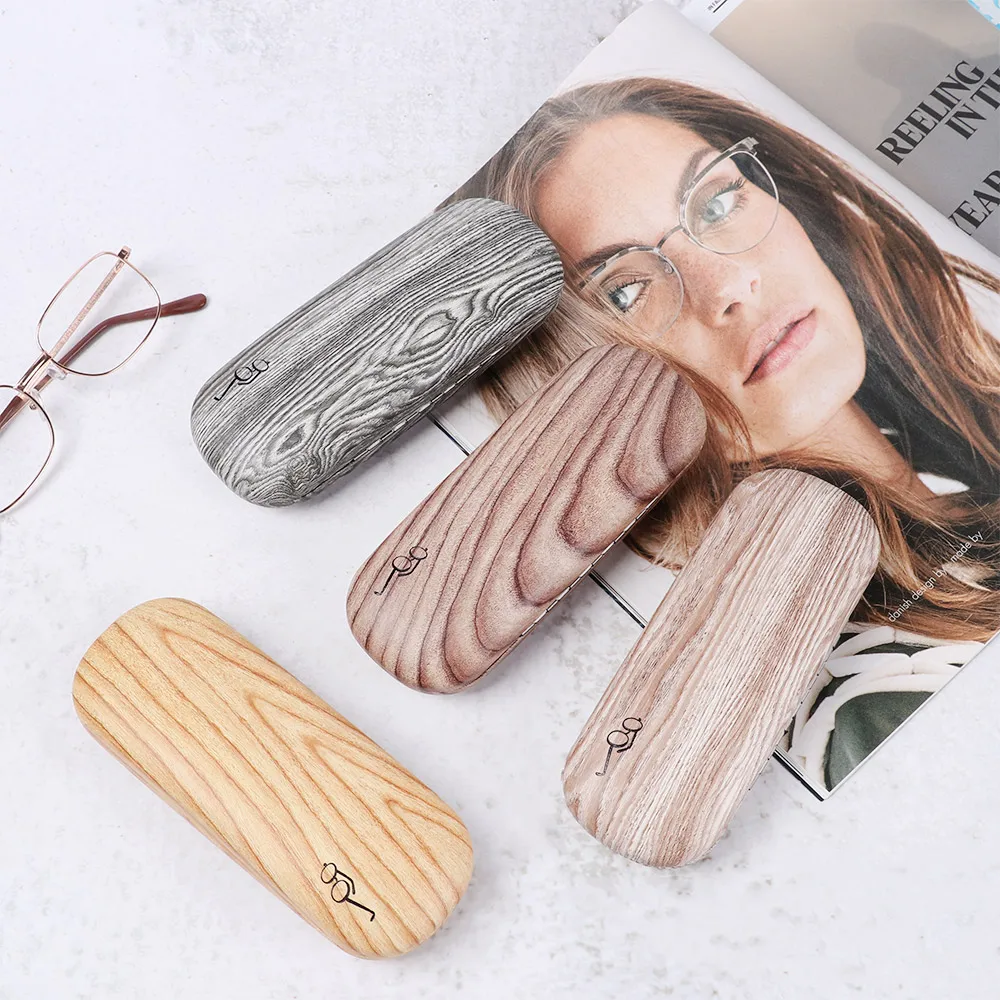 Новинка 2020 модные мужские женские детские кожаные очки жесткий защитный чехол