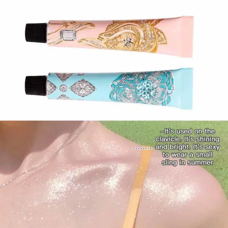 Водостойкий Хайлайтер для контуринга жидкий бриллиантовый блеск Осветляющий