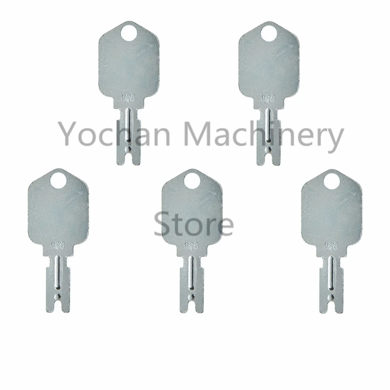 5 шт. 166 186304 ключ вилочного погрузчика для Pollak Clark Yale Hyster Komatsu Mustang Gradall Gehl Daewoo Doosan