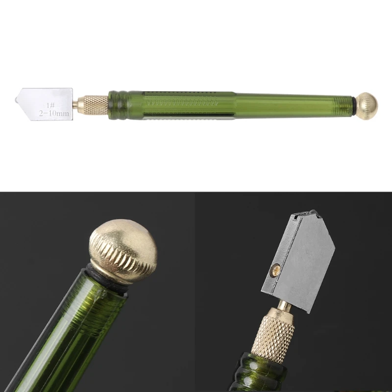 

Diamond Tip Antislip Carbide Metal Plastic Handle Oil Feed Glass Cutter Tools