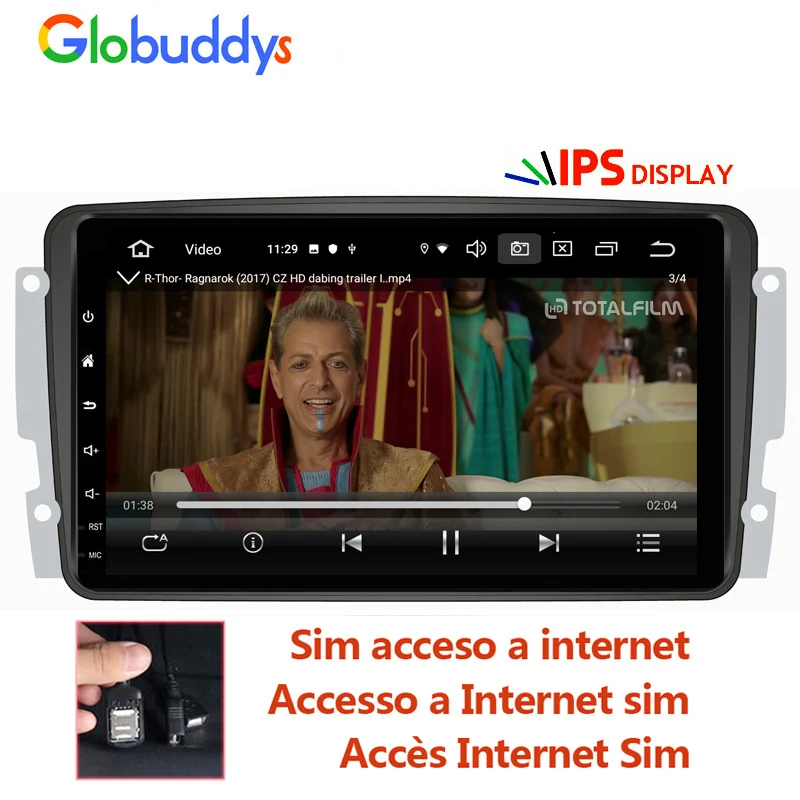 

Android 10.0 DSP 2 Din for Mercedes Benz CLK W209 W463 W208 Car Multimedia Player Radio Navigation GPS 2din Auto Stereo