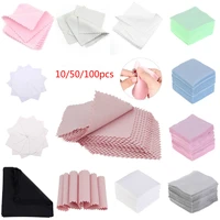1050100pc cleaner clean glasses lens cloth wipes for sunglasses microfiber eyeglass cleaning cloth for camera computer jewelry