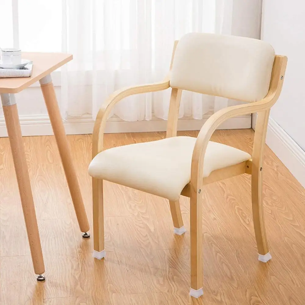 Прозрачные колпачки на ножки стула Нескользящие Чехлы для мебельных ножек