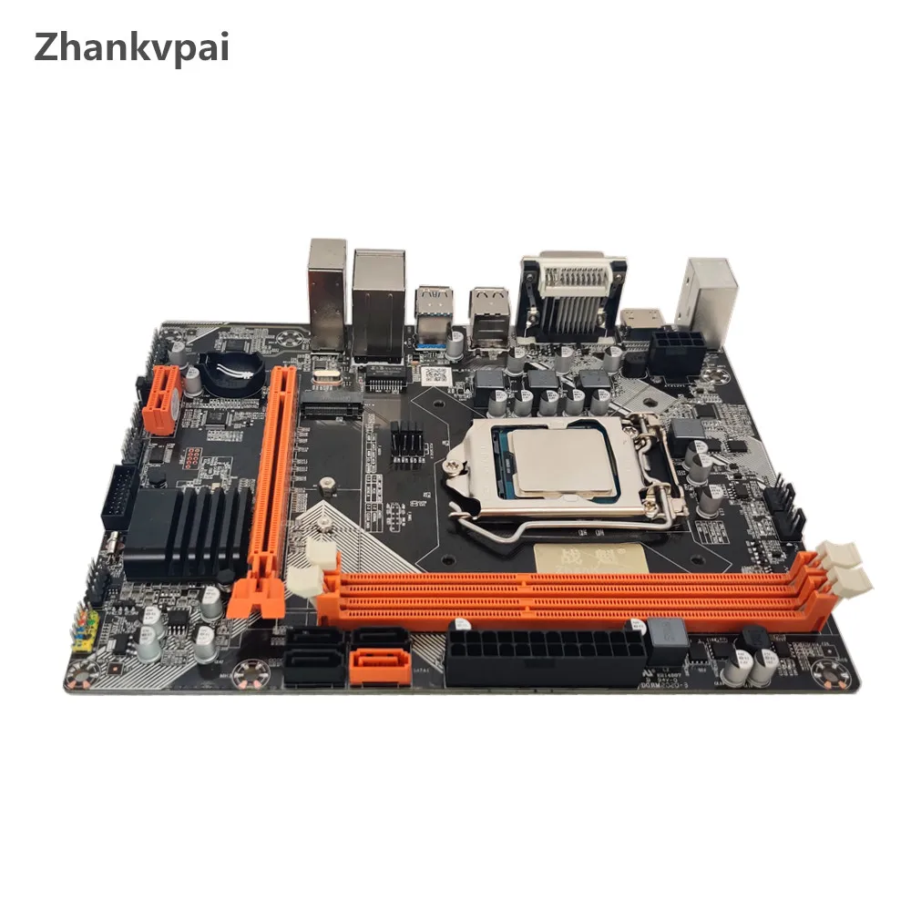 Zhankvpai B75 LGA1155 набор материнских плат с Intel Ксеон E3 1220V2 Процессор 3 1 г Настольный