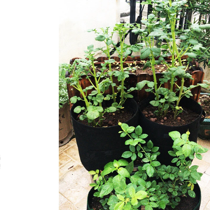 

Plant Growth Bag home garden Potato greenhouse Vegetable Planting Bag Moisturizing jardin Vertical Garden Grow Bag seedling pot