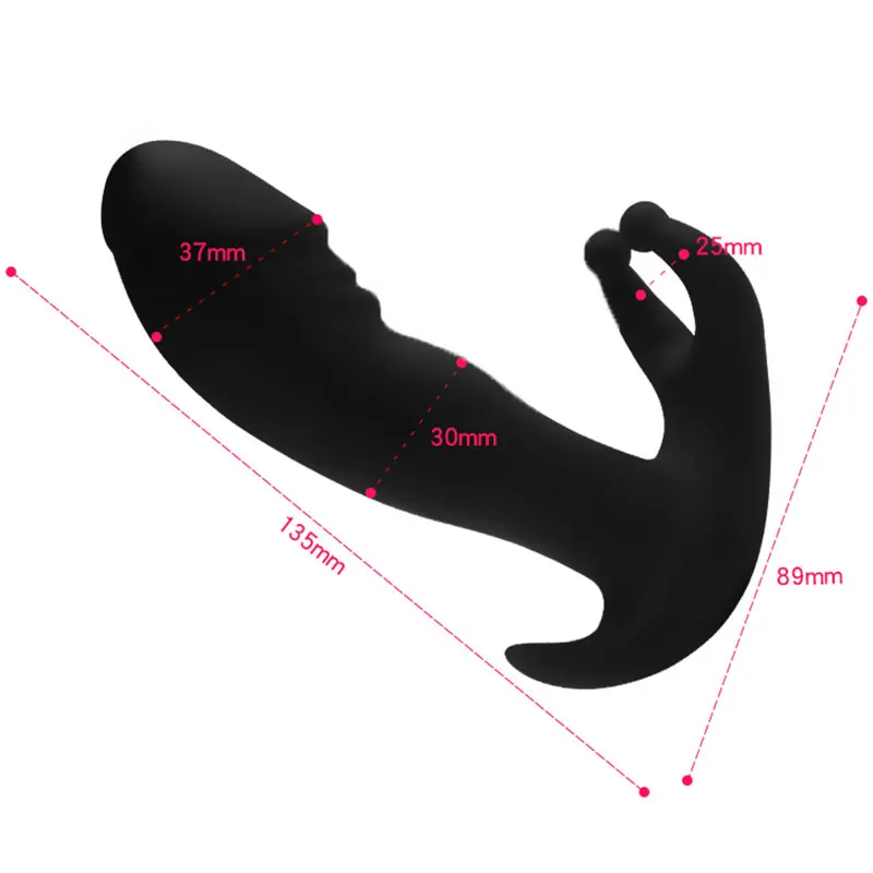 Yunman 3 Speeds +10 Frequancy Remote Control Prostate Massager Anal Vibrating Butt Plug Sex Toys For Man Masturbator Gay | Красота и