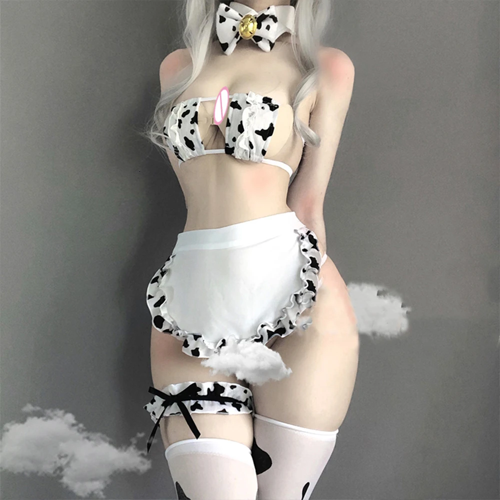Костюм для косплея горничной Cos Cow бикини купальник девочек в стиле аниме