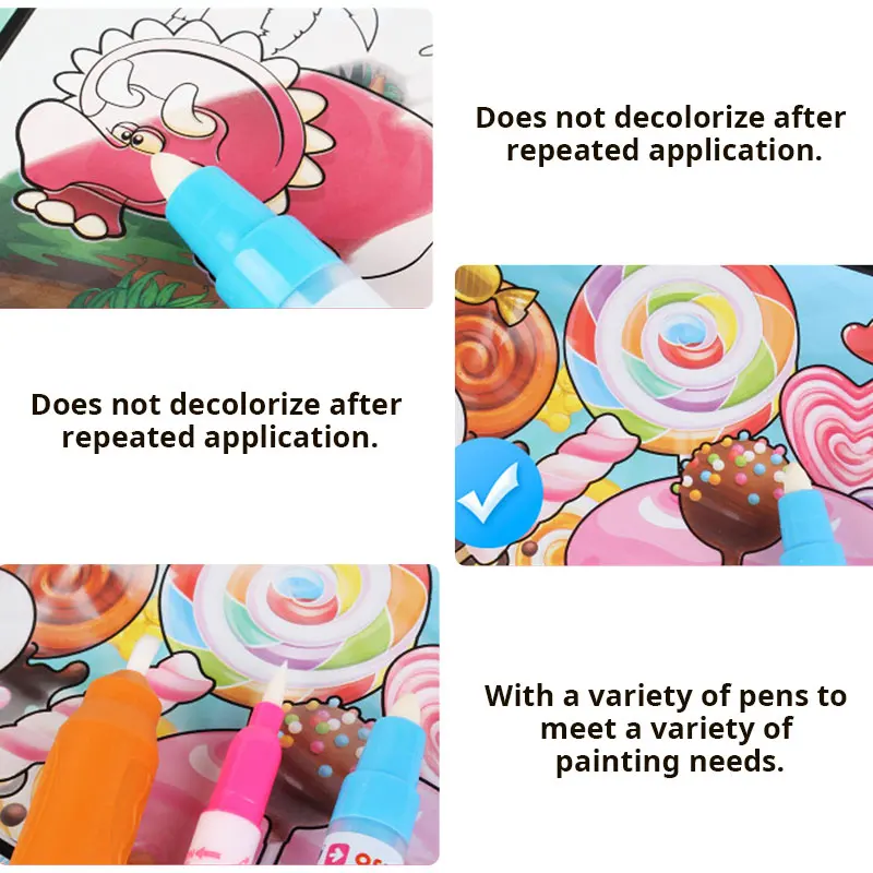 Детская Волшебная Водяная ручка для рисования многоразовая доска детская книга