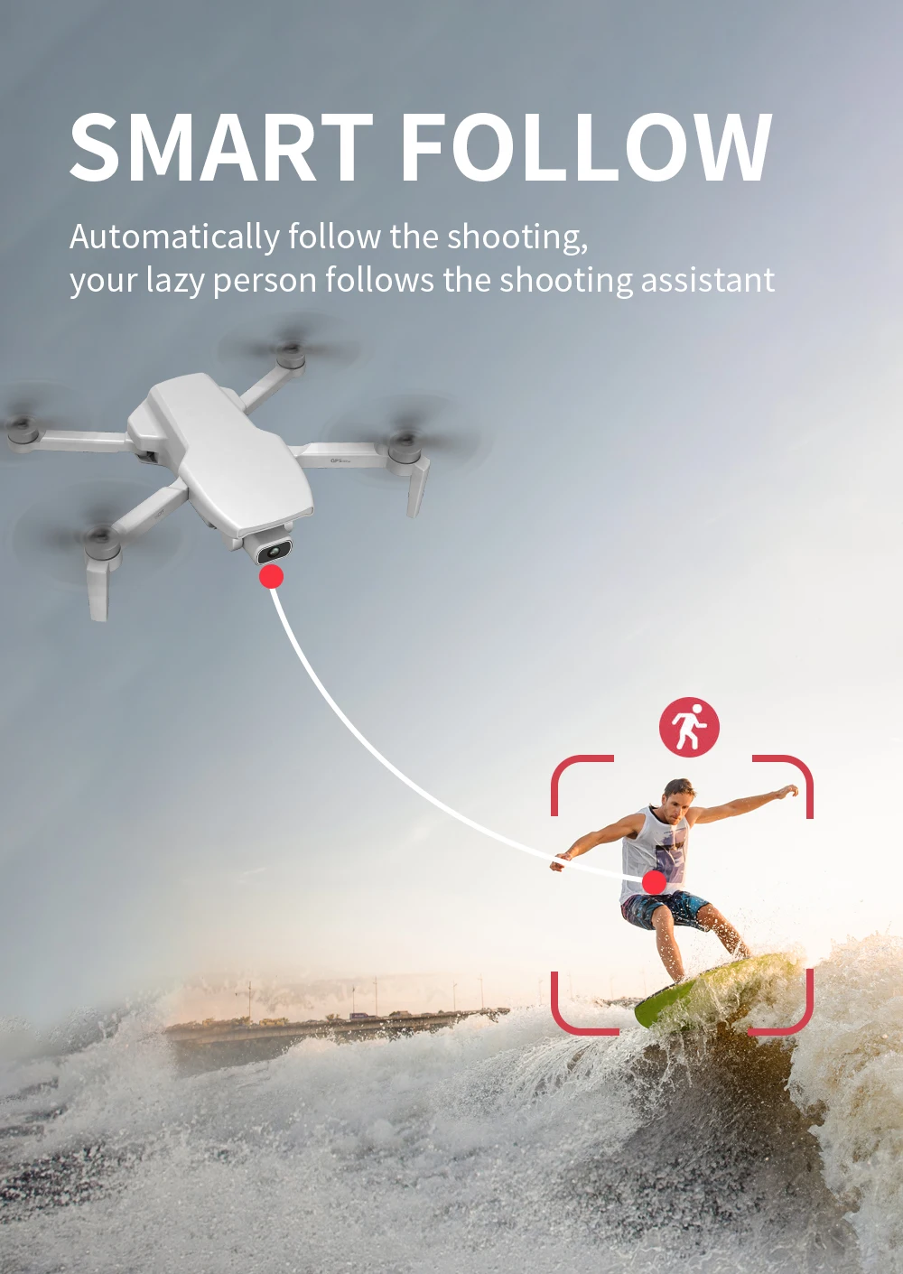 дрон sg108 4k с двойным gps и камерой с