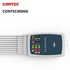 Contec 8000G Многофункциональный ПК ЭКГЭКГ рабочая станция система 12 свинцовый монитор кровяного давления