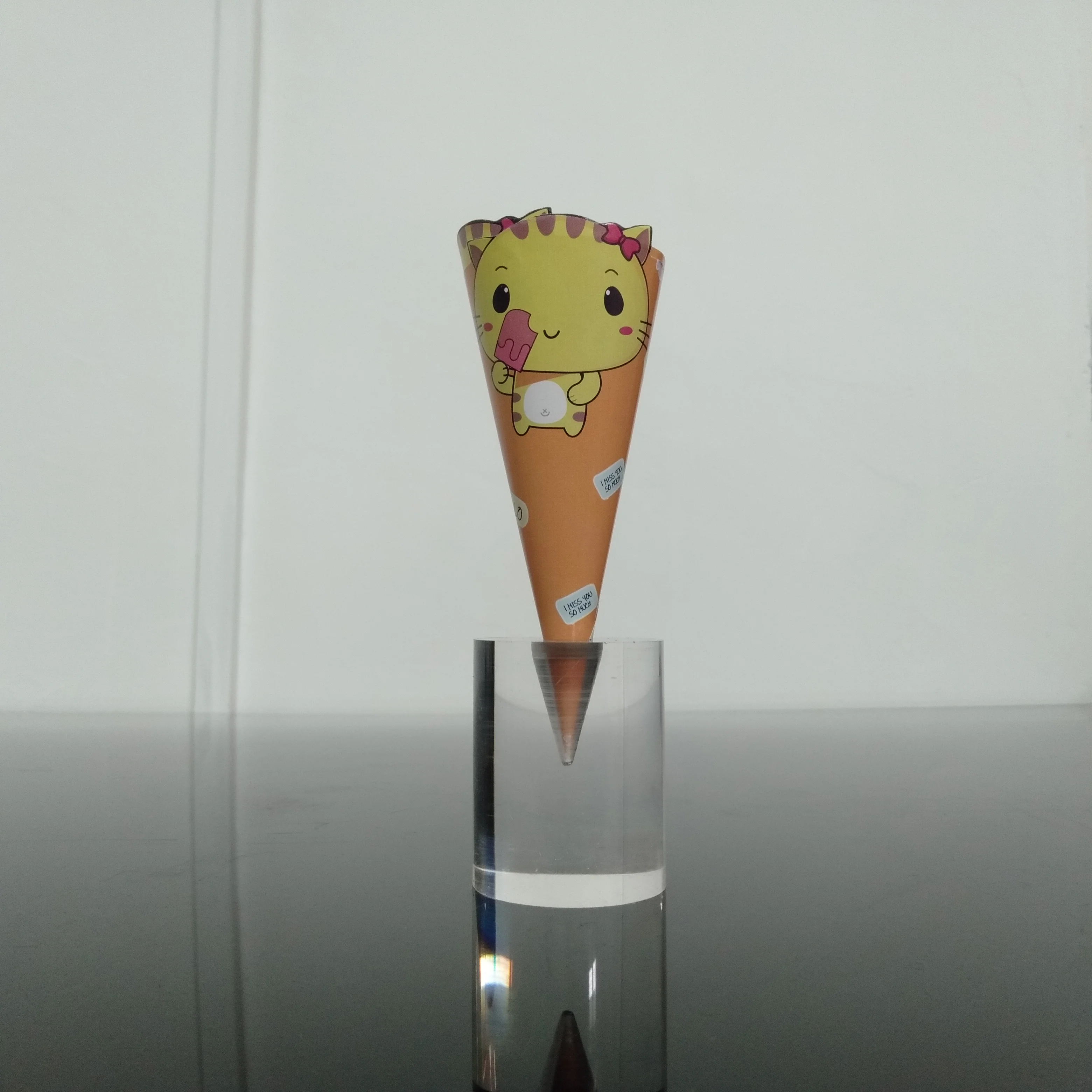 Новая стойка для мороженого с одним отверстием Сладкая трубочка хрустящей