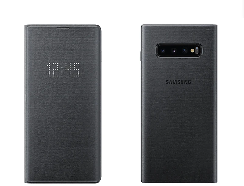 Оригинальный кожаный флип чехол для SAMSUNG Etui Samsung Galaxy S10 X SM G9730 Plus G9750 S10E E G9700|Бамперы|