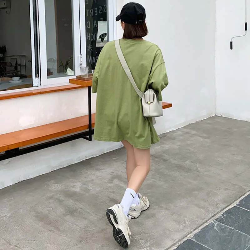 

NYFS 2021 Korean New Summer Kimono womens T shirt Loose big size Women Cotton print Tops Blusas Camisa Mujer