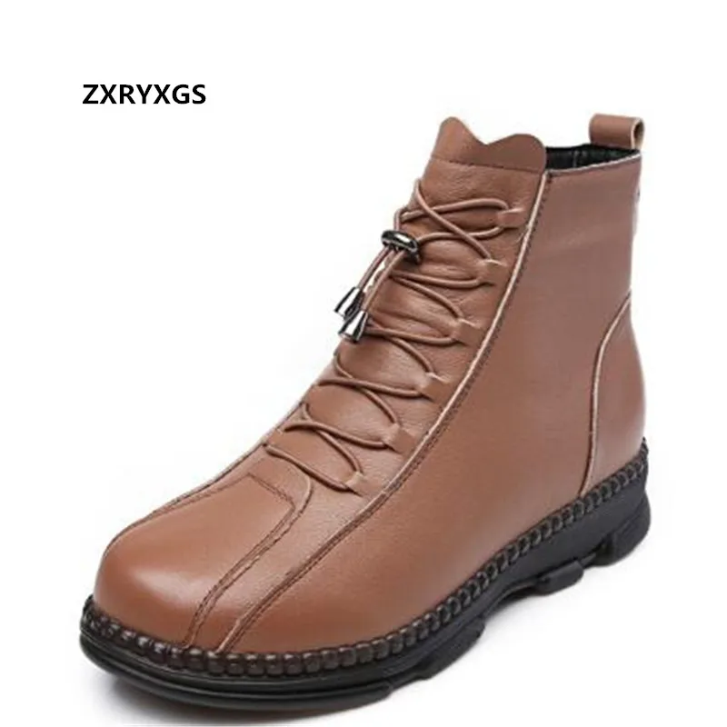 Женские ботинки из натуральной кожи кроссовки на плоской подошве повседневные