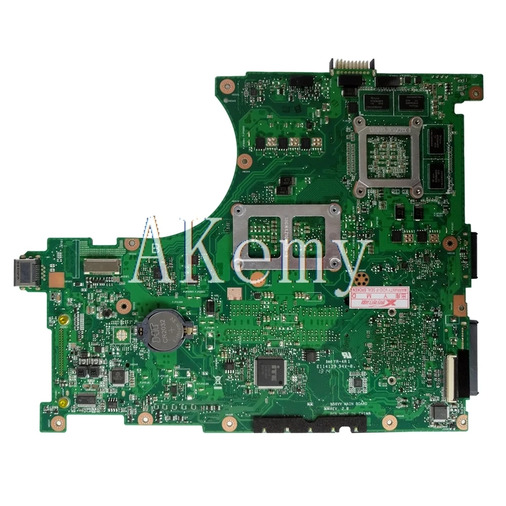 N56VB материнская плата For Asus N56VM N56VZ N56V N56VV N56VJ для ноутбука протестирована 100%