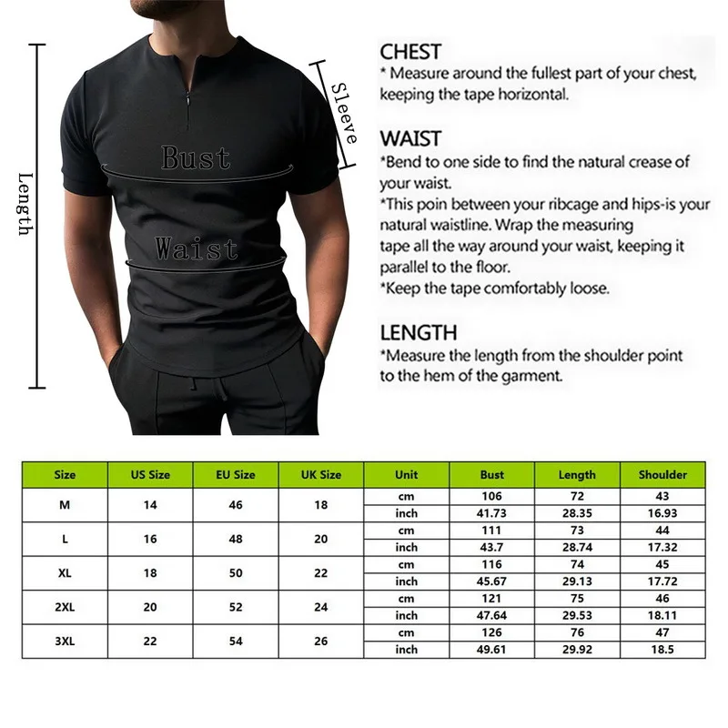 

Casual Simple Solid Short Sleeve Tee Shirt Men Vintage Zipper O-Neck Top Pullover 2021 Summer Fashion Loose T-Shirt Mens Clothes