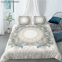 23 pieces home luxury bedding set 3d print bohemia flower duvet cover home european bed quilt cover for bedroom bed cover set