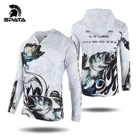 2021 spata fishing clothes anti uv sun protection summer fishing hoodies jerseys long sleeve breathable quick dry fishing shirts