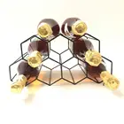 1 шт. Высококачественная Золотая Винная стойка, украшение в скандинавском стиле, креативная Винная стойка из кованого железа для гостиной, офиса, держатель для винных бутылок