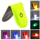Светодиодный магнисветильник светоотражающий стробоскоп, лампа на воротник для ночных прогулок, велосипедной обуви, мини-мигающий зажим для обуви, инструмент для пешего туризма