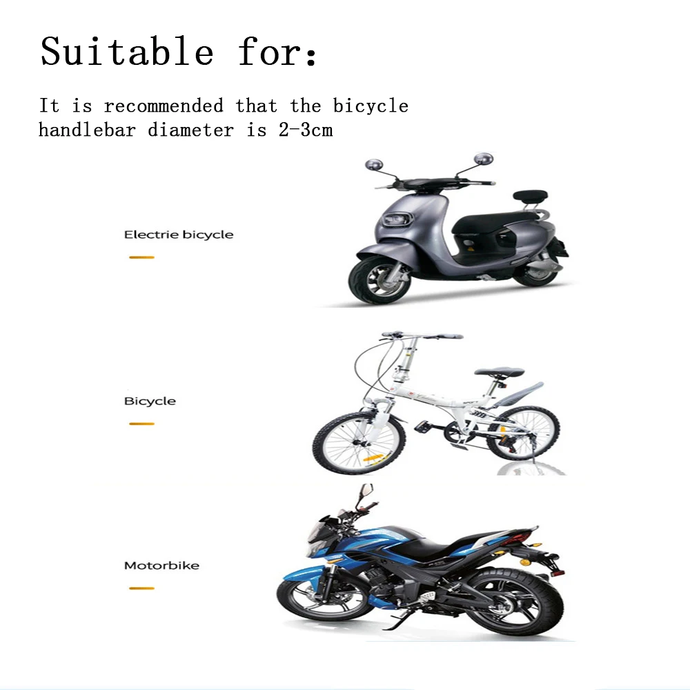 

Universal Motorcycle Phone Holder Support Moto Bicycle Rear View Mirror Stand Mount for Xiaomi Iphone Samsung GPS Mount Bracket