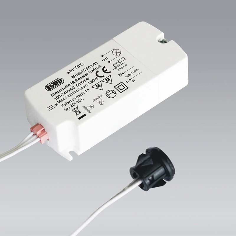 

ИК-датчик переключатель запатентованный 250 Вт 100-240 В светодиодный адаптер инфракрасный датчик переключатель датчик движения Автоматическо...