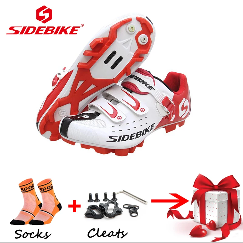 Ботинки для горного велосипеда SIDEBIKE Pro мужские дышащие Нейлоновая подошва