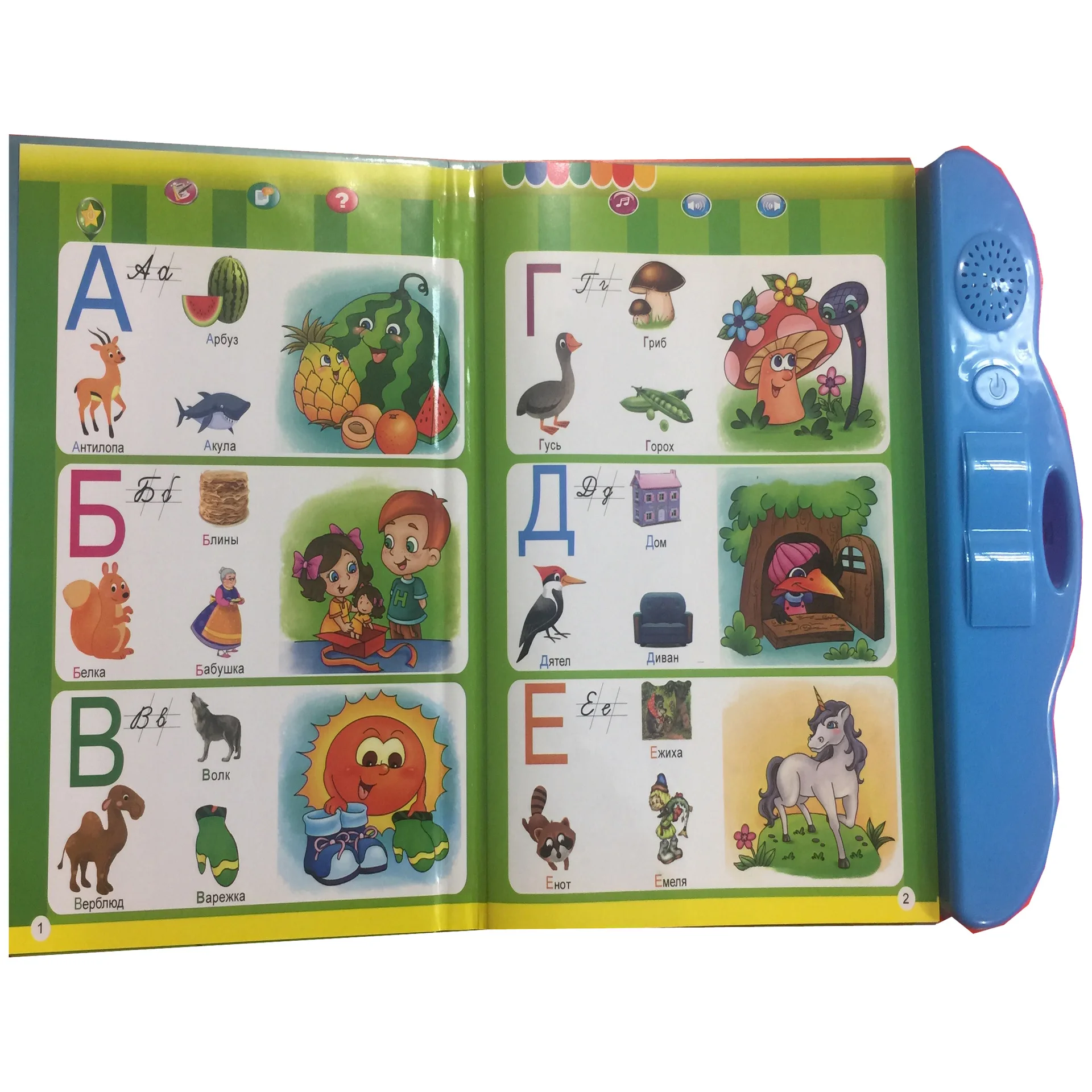 Русская Звуковая электронная книга для чтения звука устройство алфавита тачпад