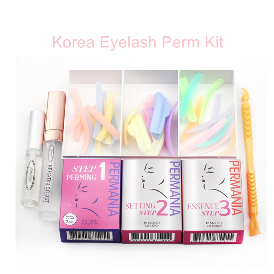 Высококачественный корейский набор для наращивания ресниц поднятия толстых