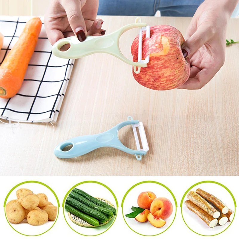 

Portable Ceramic Fruit Vegetable Peeler Creative Environmental Protection Ceramic Peeler Kitchen Utensils Vegetable Peeling Tool