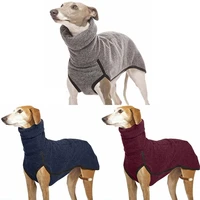 high collar pet clothes for medium large dogs winter warm big dog coat french bulldog pitbull pullovers mascotas clothing
