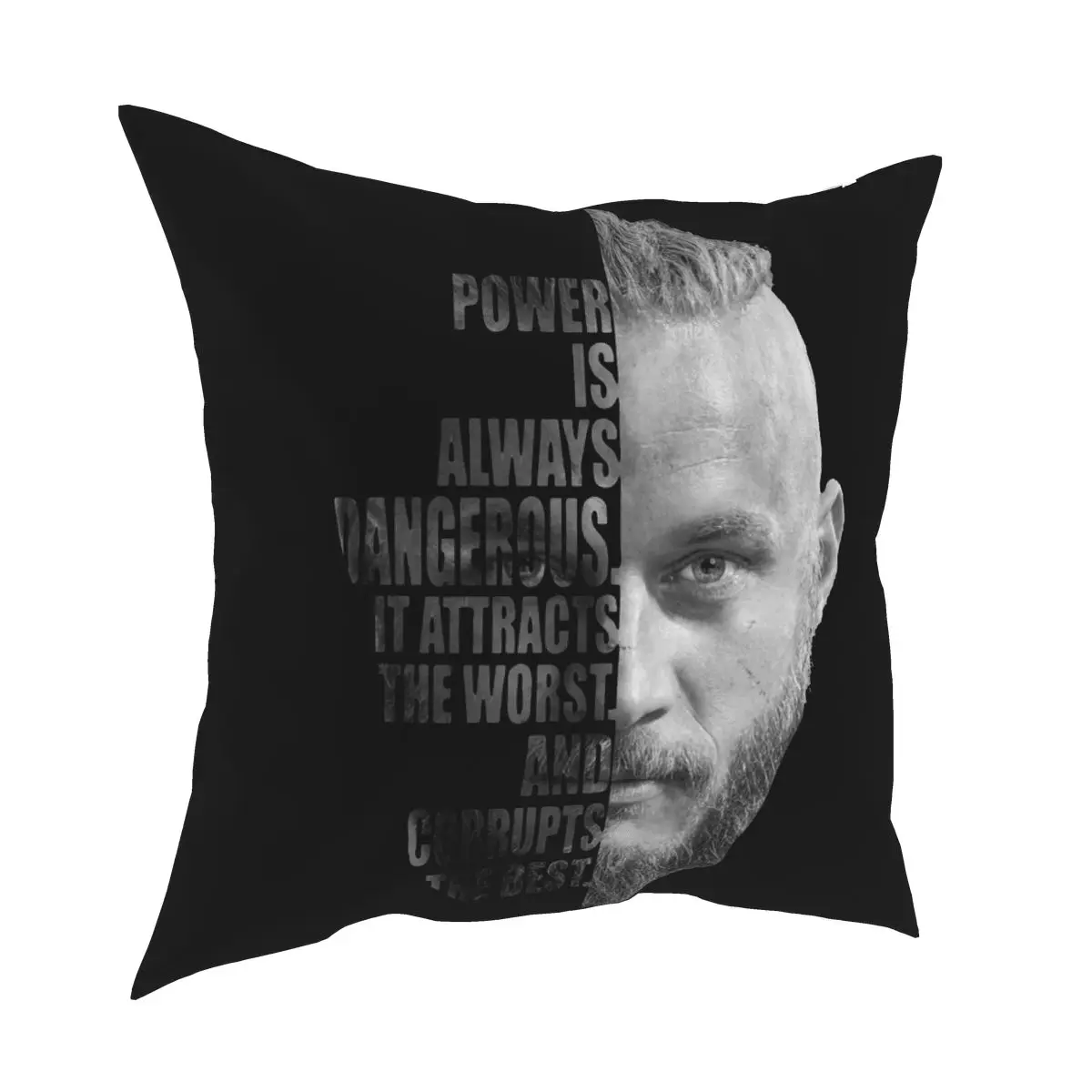 

Ragnar Vikings Pillowcover Home Decor Odin Valhalla Viking Cushion Cover Throw Pillow for Sofa Double-sided Printing Vintage