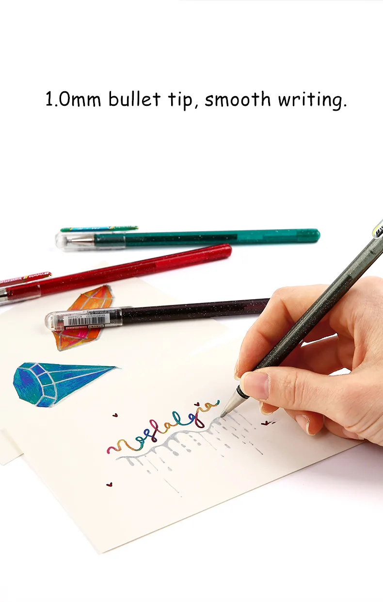 1 шт. Pentel K110 блестящая цветная ручка двухцветная гелевая с роллером 0 мм