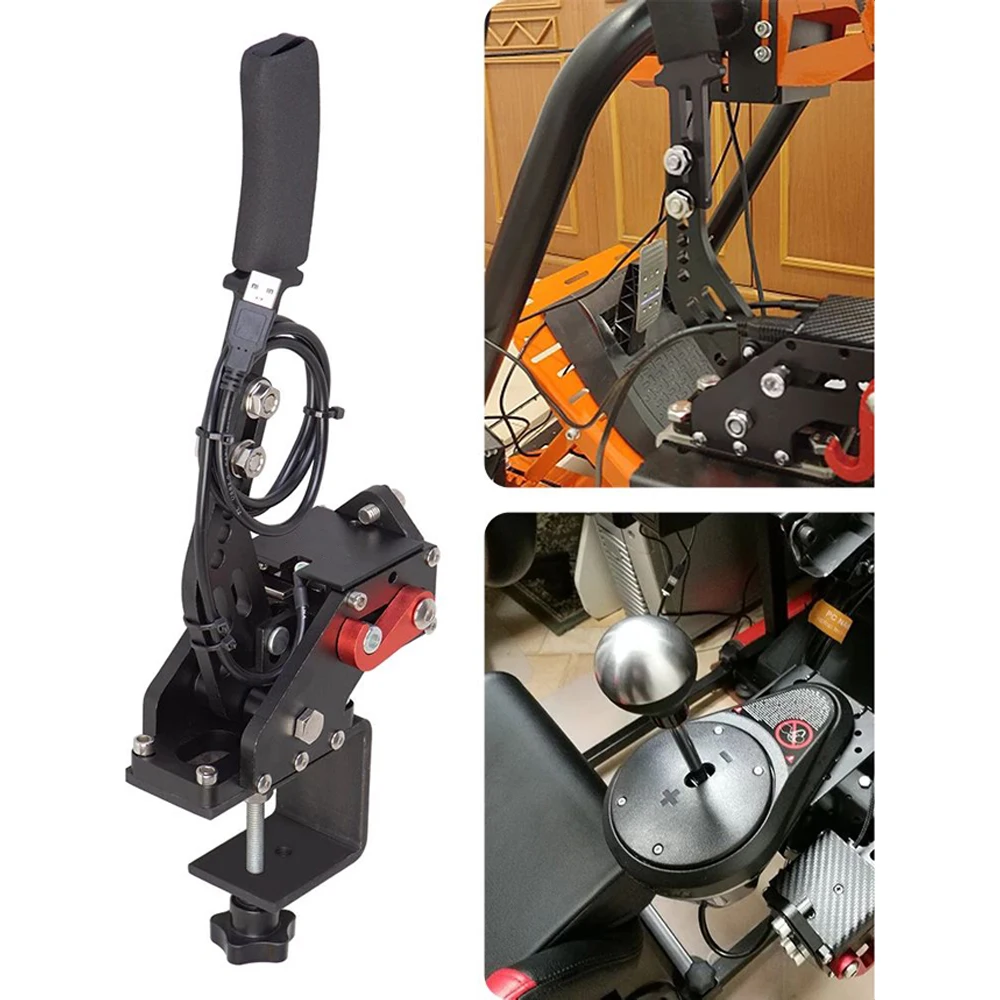 16-битный Датчик Холла ручной тормоз USB для SIM-карт гоночных игр Logitech G25/27/29 T300 T500 ПК